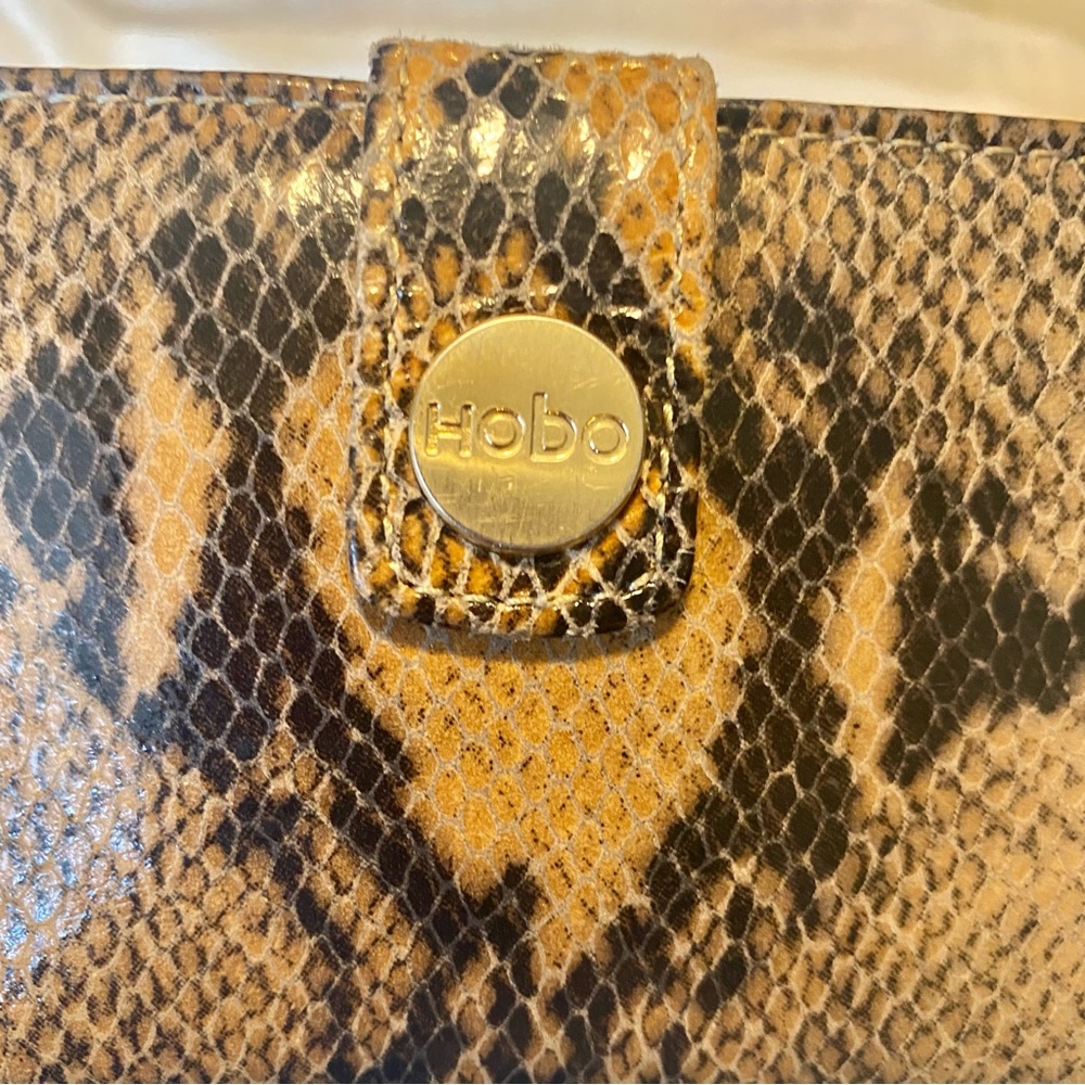 Hobo Brand Python Wallet/Billfold With Red Interi… - image 2